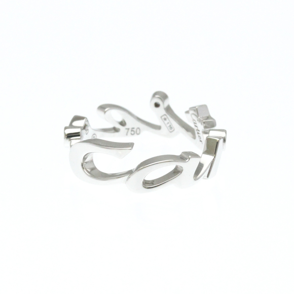 CARTIER 18k Silver Diamond Ring - Picture 1 of 10